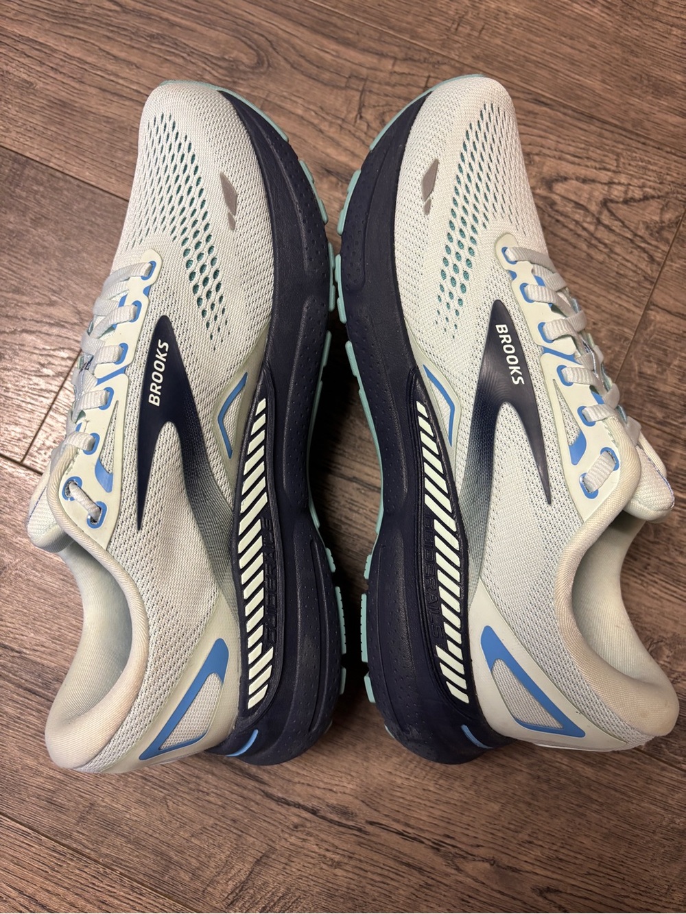 Brooks Adrenaline GTS 23 Wide Women’s Road Running Shoes 10 Wide NO INSOLES Blue - Picture 5 of 11